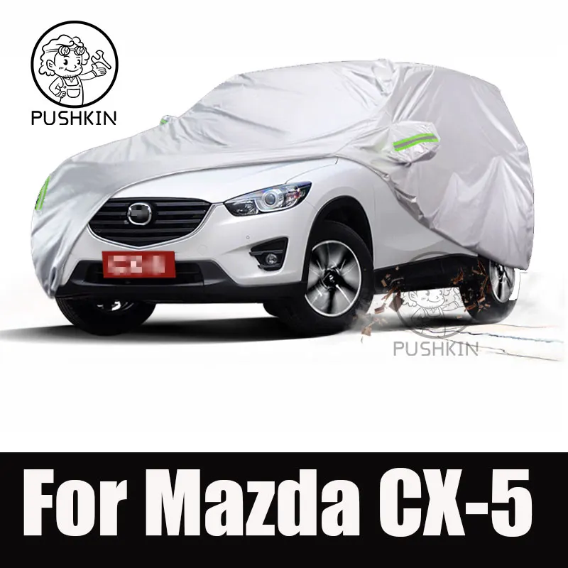 

Full Car Cover Outdoor Anti-UV Sun Shade Rain Snow Resistant SUV Cover Dustproof For Mazda CX-5 CX5 Accessories