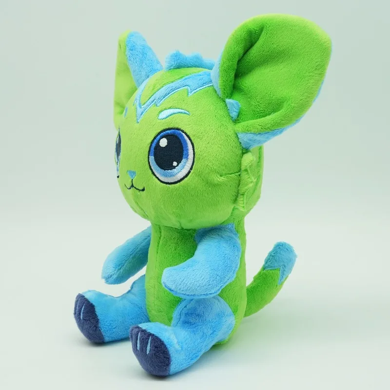 New Anime Creatures of Sonaria Aerix Plush Doll Fantasy Green Elf Creature Stuffed Plush Toy Home Decoration Gift for Fans