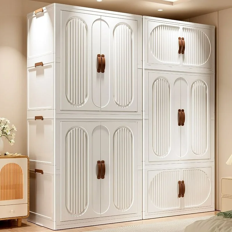 Internet celebrity simple wardrobe free installation household cabinet