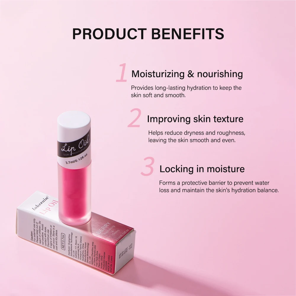 Tiefenfe Feuchtigkeit Lip Gloss Öl Feuchtigkeitsspendende Und Pflegende Plumping Wasserdichte Lippen Tönung Koreanische Lip Hautpflege Kosmetik Make-Up