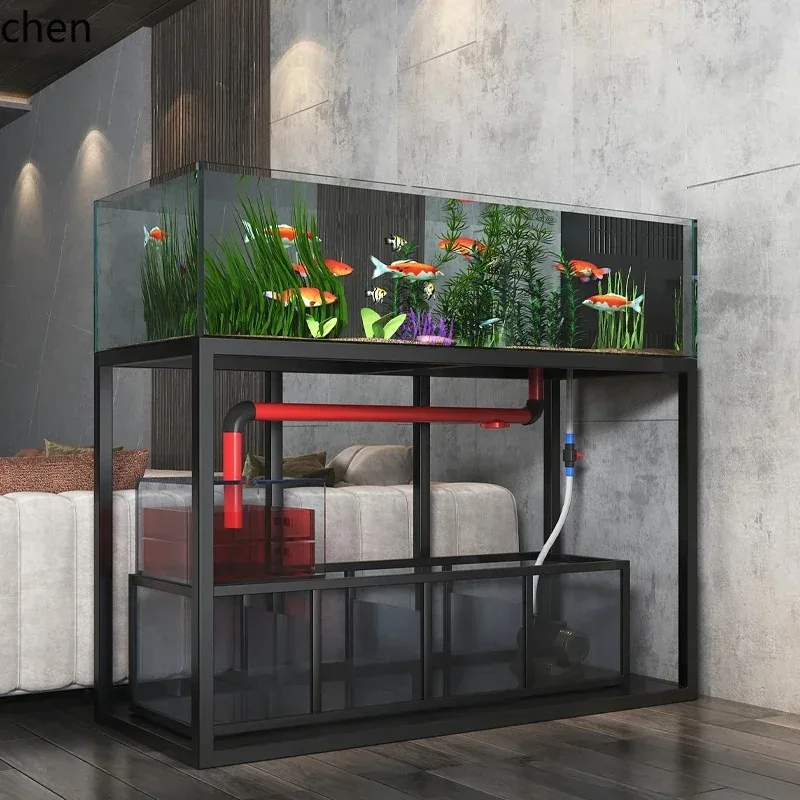 YG-1   Industrial Style Fish Tank Stand Low Tank Base Cabinet Fish Tank Special Metal Base Heavy Duty Rack Aquarium Special