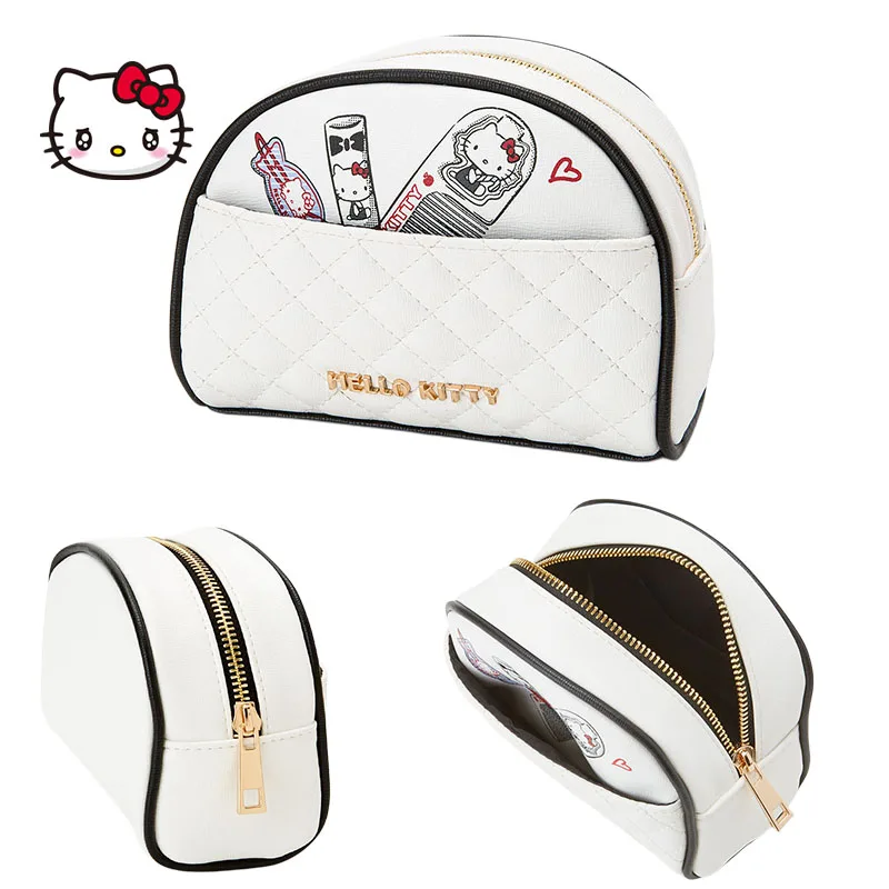 

Аниме мультфильм Hello Kitty Pu сумка Kawaii Kt Cat Y2K косметичка для девочек симпатичный портативный Женский кошелек для монет держатель для карт подарки