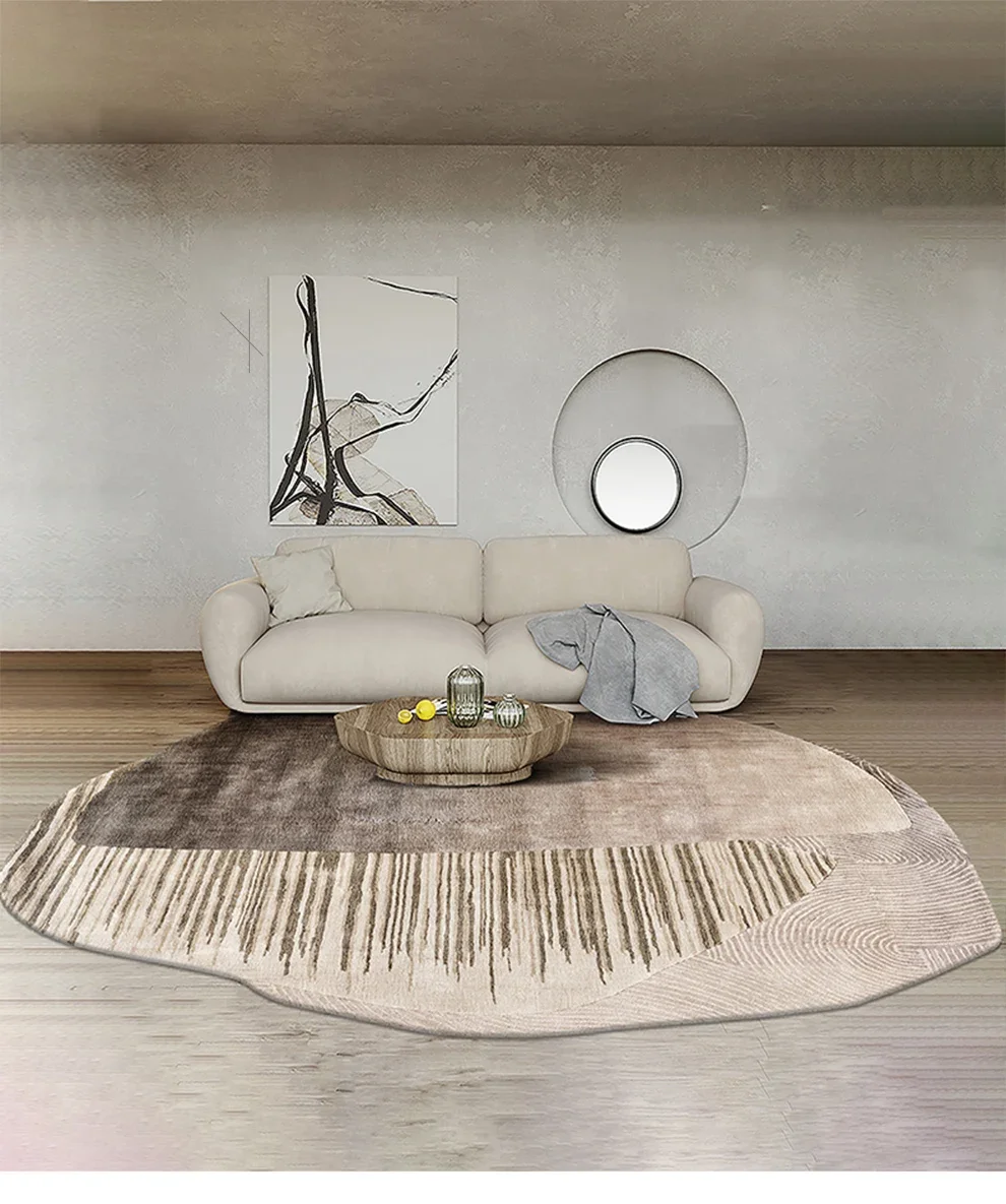 

Wool Carpet Living Room Quiet Style French Style Bedroom Bedside Blanket High Sense