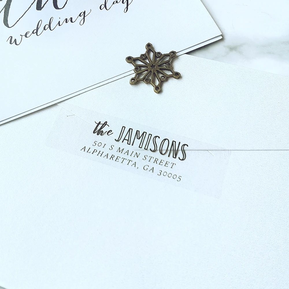 48pcs 20X70mm Customized With Own Logo Thank You Cards For Business Customize Address Stickers Custom Wedding Favor and Gift Tag