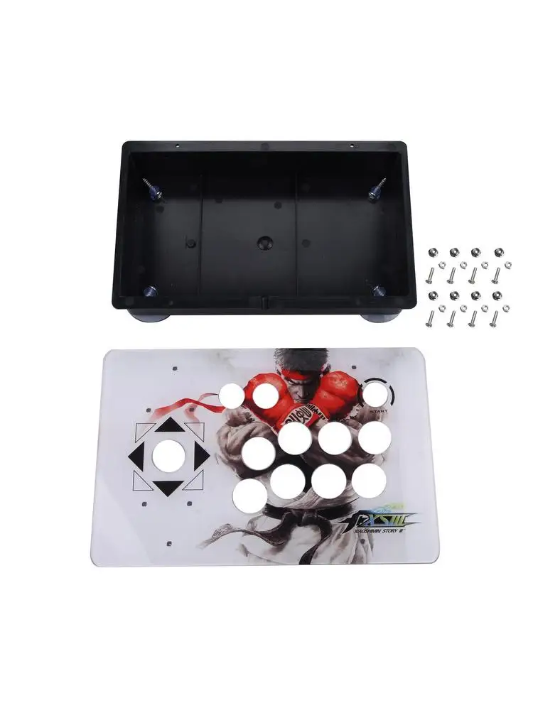Zestaw DIY: Akrylowy panel i obudowa joysticka arcade, zamiennik joysticka do gier PC, DIY obudowa do automatów arcade. — zdjęcie produktu 7