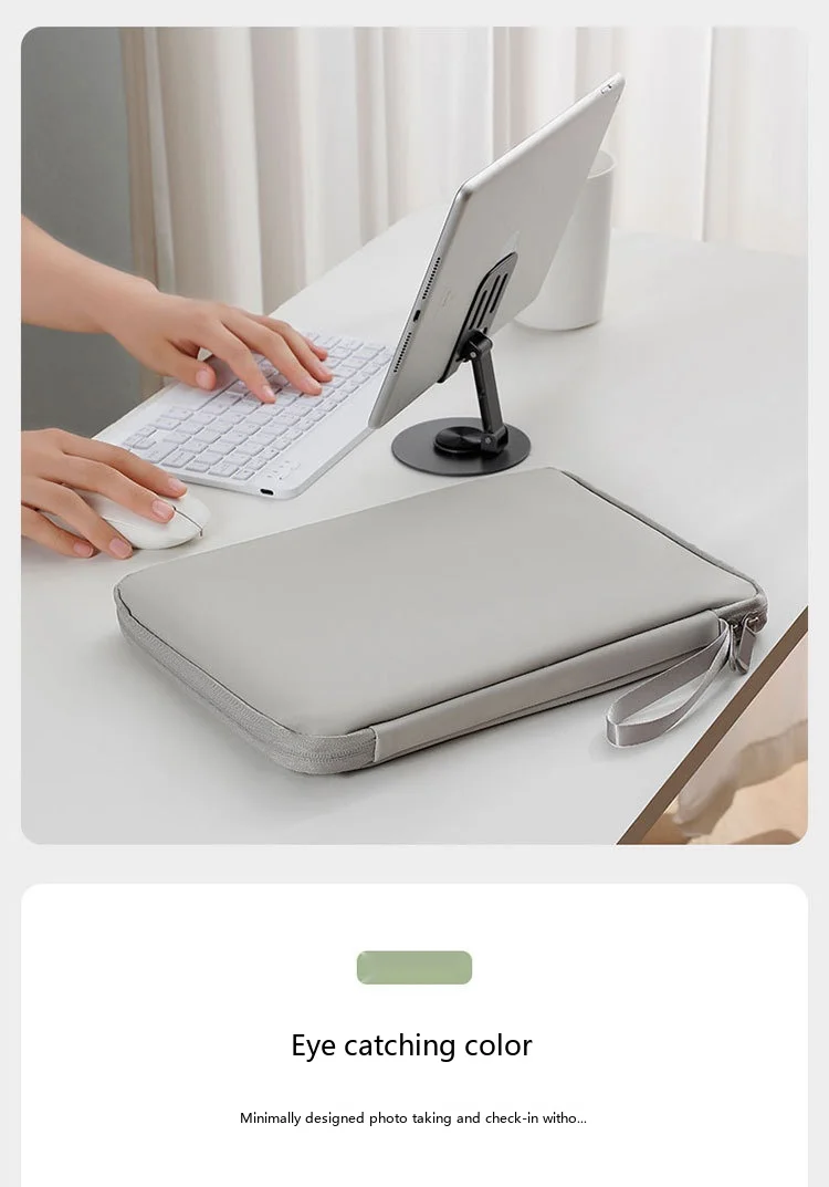 Premium PU Tablet-Hülle 10,9-13,3 Zoll Schutztasche für iPad mit weichem Futter – Detail 11