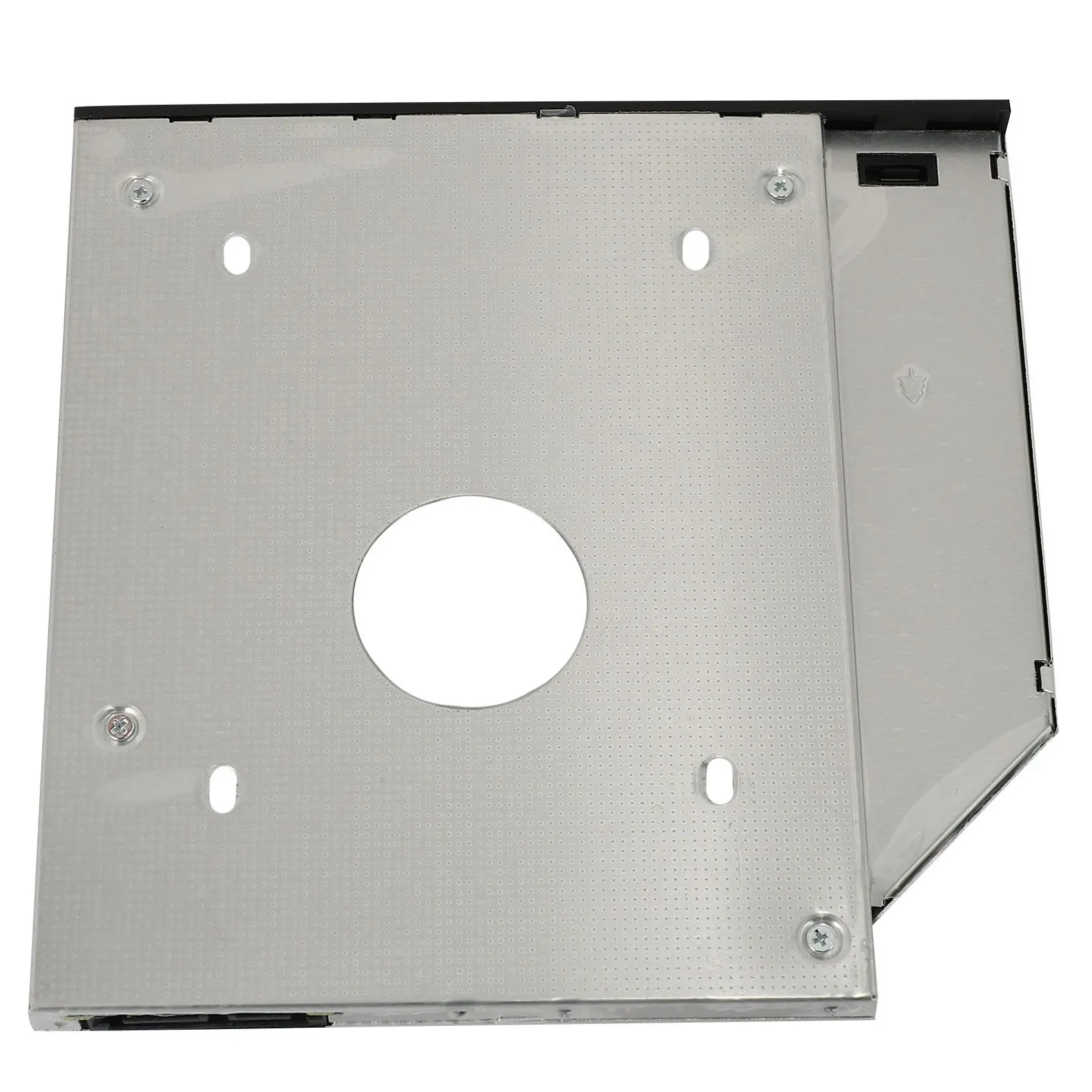 

A46M-Hard Drive Caddy Tray 9.5Mm Universal SATA 2Nd HDD HD SSD Enclosure Hard Drive Caddy Case Tray, For 9.5Mm Laptop CD / DVD-R