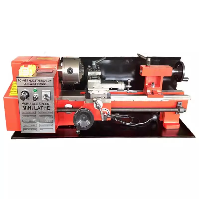 New Style Miniature Metal Lathe, Home Miniature Lathe DIY Tutorial, Multifunctional Mini Lathe, 550W Desktop Precision lathe
