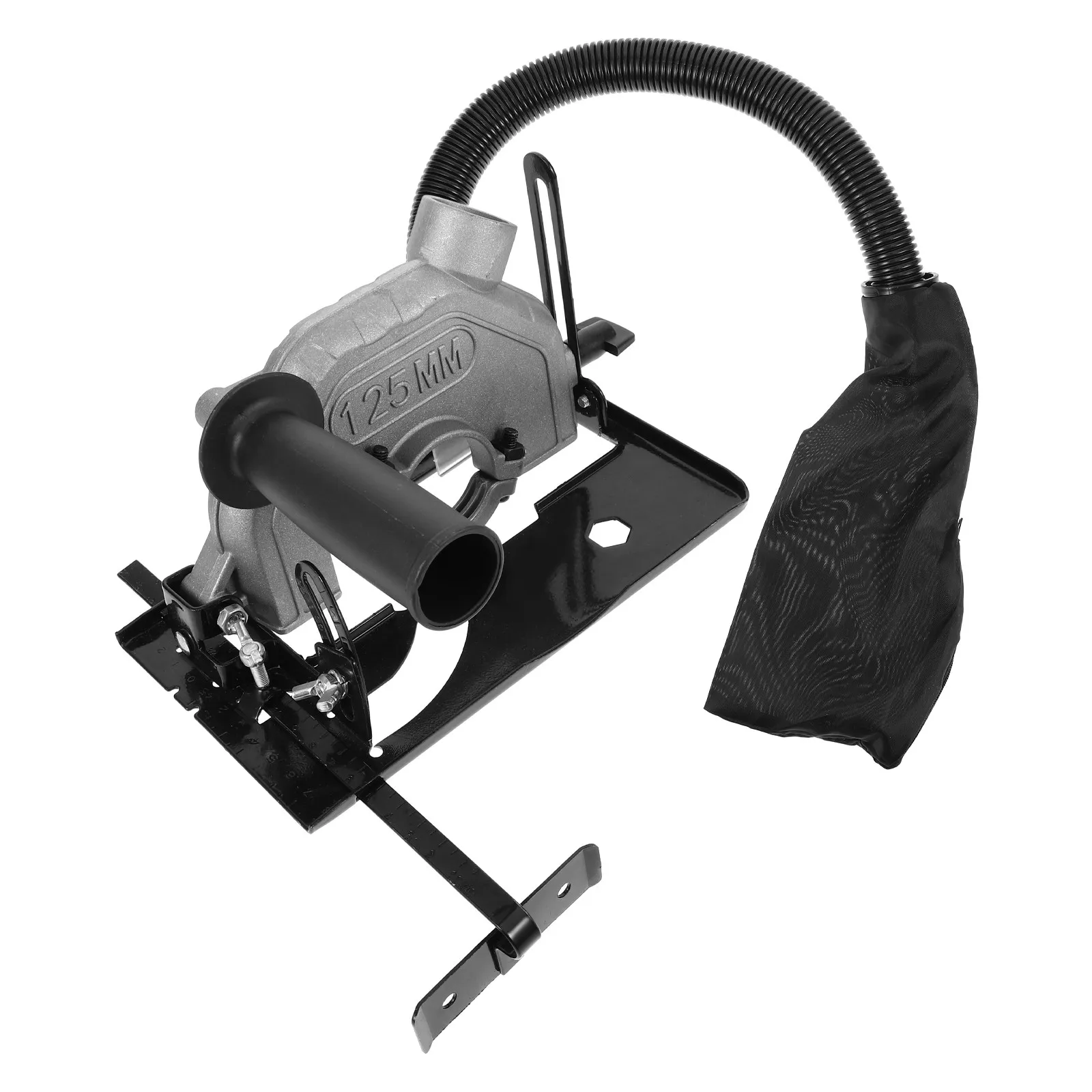 Angle Grinder Bracket Holder Stand Adjustable Height and Angle Support for Stable Cutting Heavy Duty Steel Construction Compact