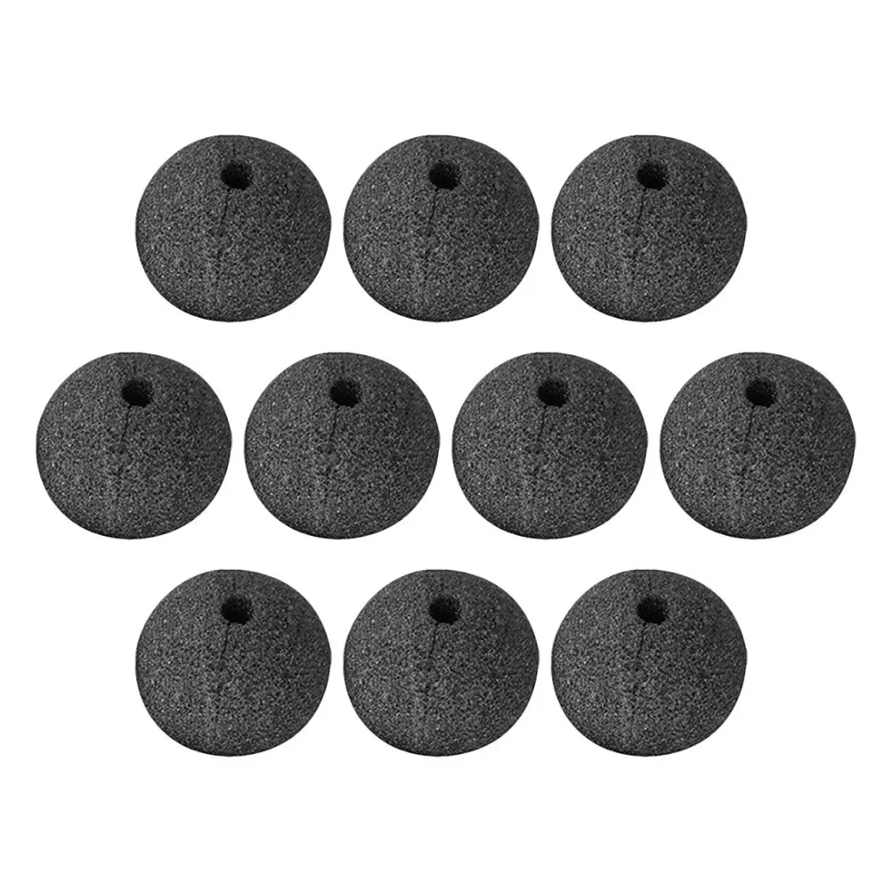 10 stks Zwarte Spons Clown Neus Voor Cosplay Halloween Kostuum Partij Prestaties Props Kids Dress Up Games Mini Circus Vervanging