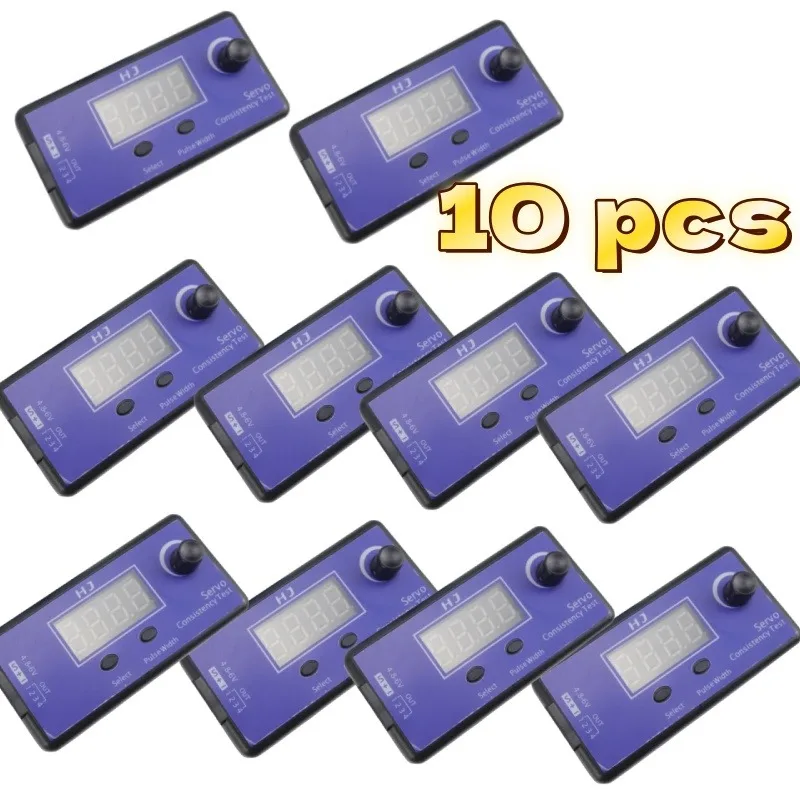 

10pcs Digital Servo Tester ESC Consistency Tester Steering Gear Measurement Tool for FPV RC Helicopter Airplane Car