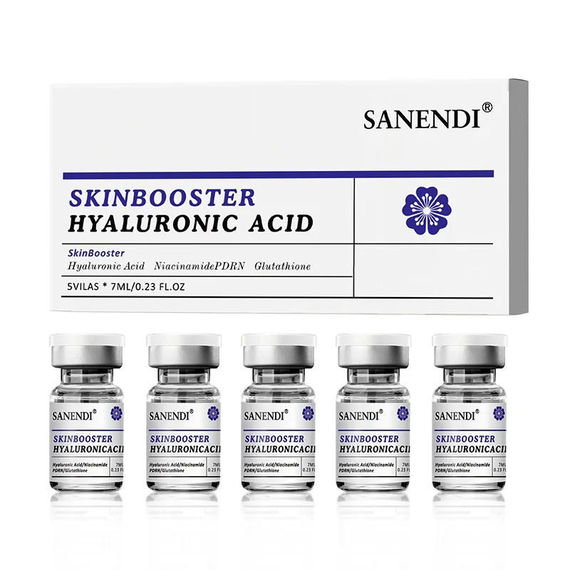 hyaluronic acid vs glutathione Sanendi Hyaluronic Acid PDRN GLUTATHIONE Retionl Serum for Face Dr.Pen DEEP HYDRATION Firmness Anti-aging 7ML*5Vials