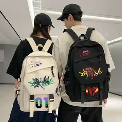 Neon Genesis Evangelion new fashion casual creative cartoon print large-capacity ultra-light storage backpack for men and women