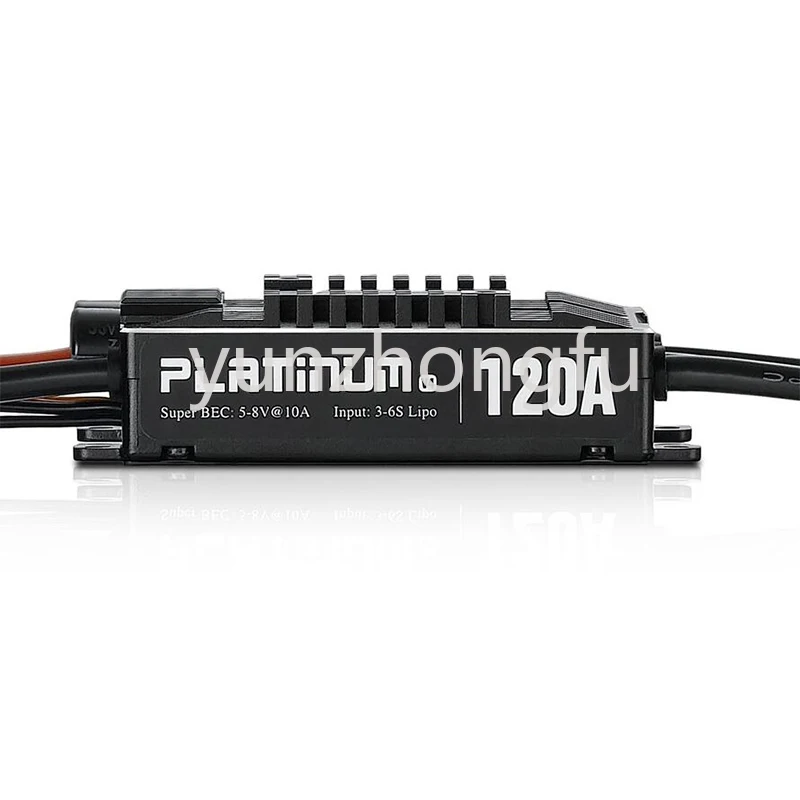 Hobbywing-Molde vacío Platinum Pro V4 120A 3-6S Lipo BEC, sin escobillas, ESC, para RC Drone, avión, helicóptero