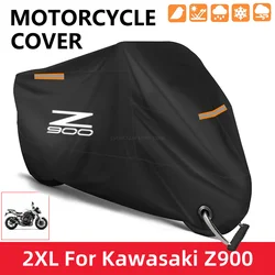 Motorcycle Cover Waterproof Outdoor Scooter UV Protector Dust Rain Cover For Kawasaki Z900 Z900 2017 2018 2019 2020 2021 2022