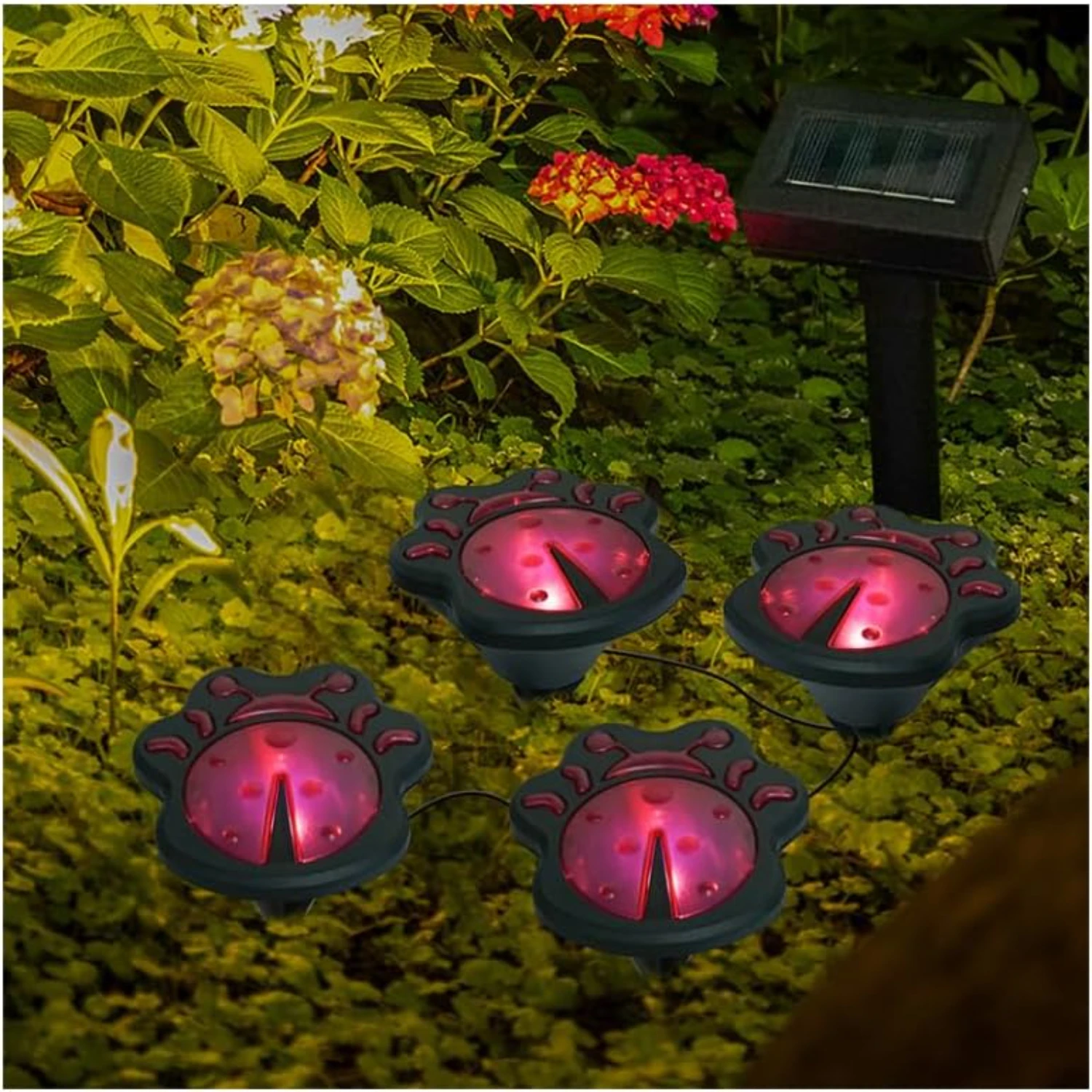 Transform your outdoor space with the elegant, stylish, and pet-friendly solar lawn lamp from PAN. This courtyard outdoor lamp n