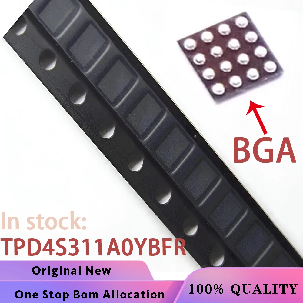 (2-5PCS) TPD4S311A0YBFR TPD4S311A0 TPD4S311AO 4S311 BGA Chipset