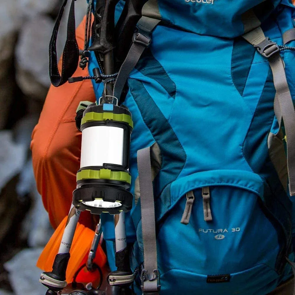 Nuova lanterna da campeggio a LED lanterna ricaricabile 3000mAh Power Bank torcia da campeggio impermeabile per l'escursionismo casa di emergenza all'aperto