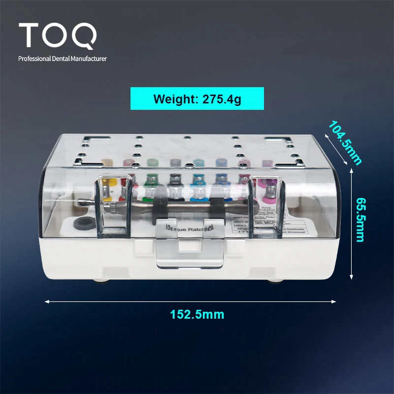 치과 범용 임플란트 토크 렌치 스크루드라이버 렌치, 다채로운 토크 렌치, 래칫 보철 키트, 치과 장비