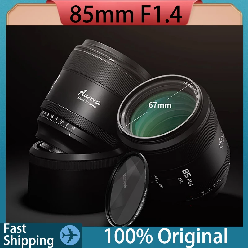 Original SIRUI Dawn 85mm F1.4 Camera Lens FF Full Frame Large Aperture Lens For Sony Fuji NIKON Custom Cameras Accessories