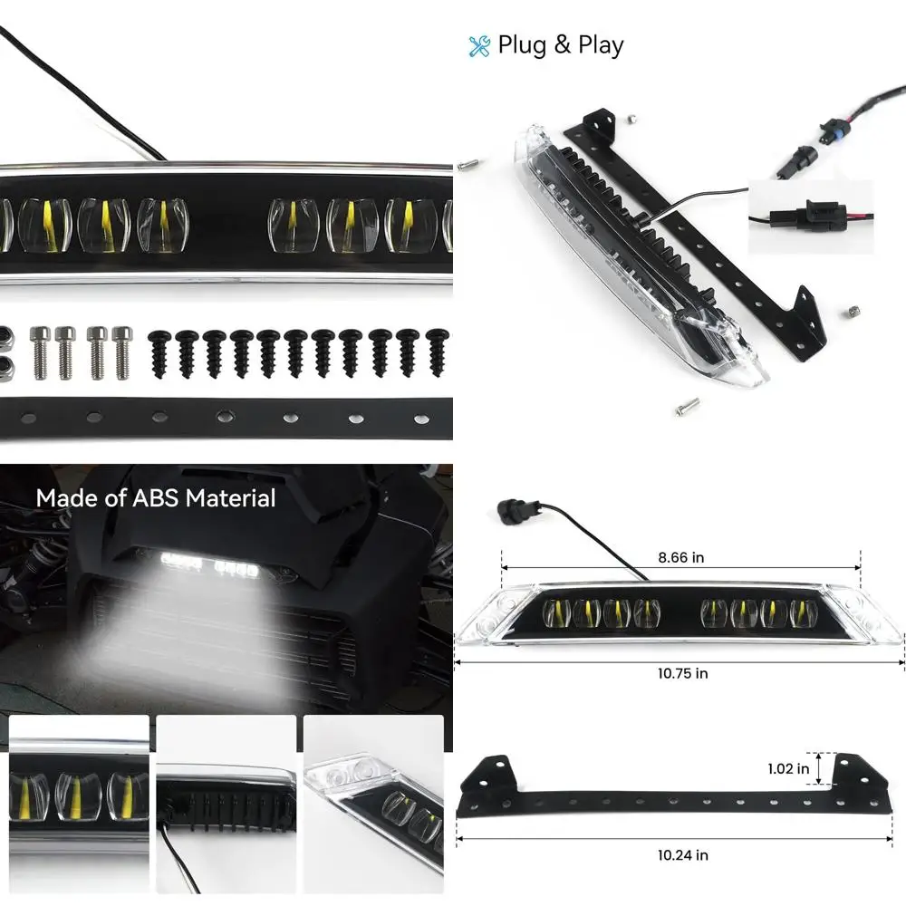 

Фонарь переднего бампера для всех моделей Can-Am Ryker, комплект дополнительных фар со светодиодной подсветкой, дневные ходовые огни для Can-Am Ryker 900, 600