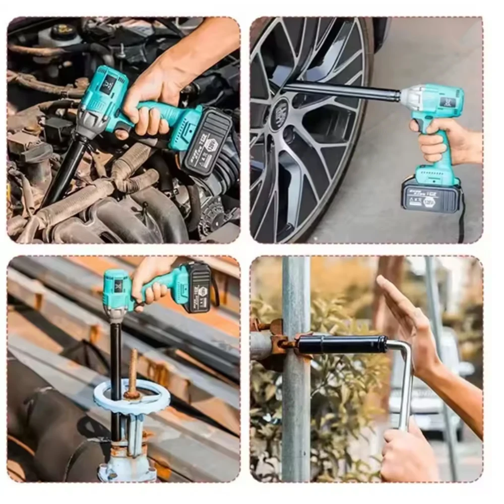 1Pcs 150-200mm Lengthening Hex Electric Impact Socket 1/2" Extra-Deep Socket Wrench Head 14-27mm Air Impact Wrench Key Tools - view 6