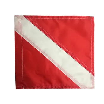 스쿠버 다이빙 깃발, 스피어피싱 나일론 플로트, 팽창식 부표, 다이빙 깃발, 스노클링 보트 신호 플로터 깃발, 9.6 