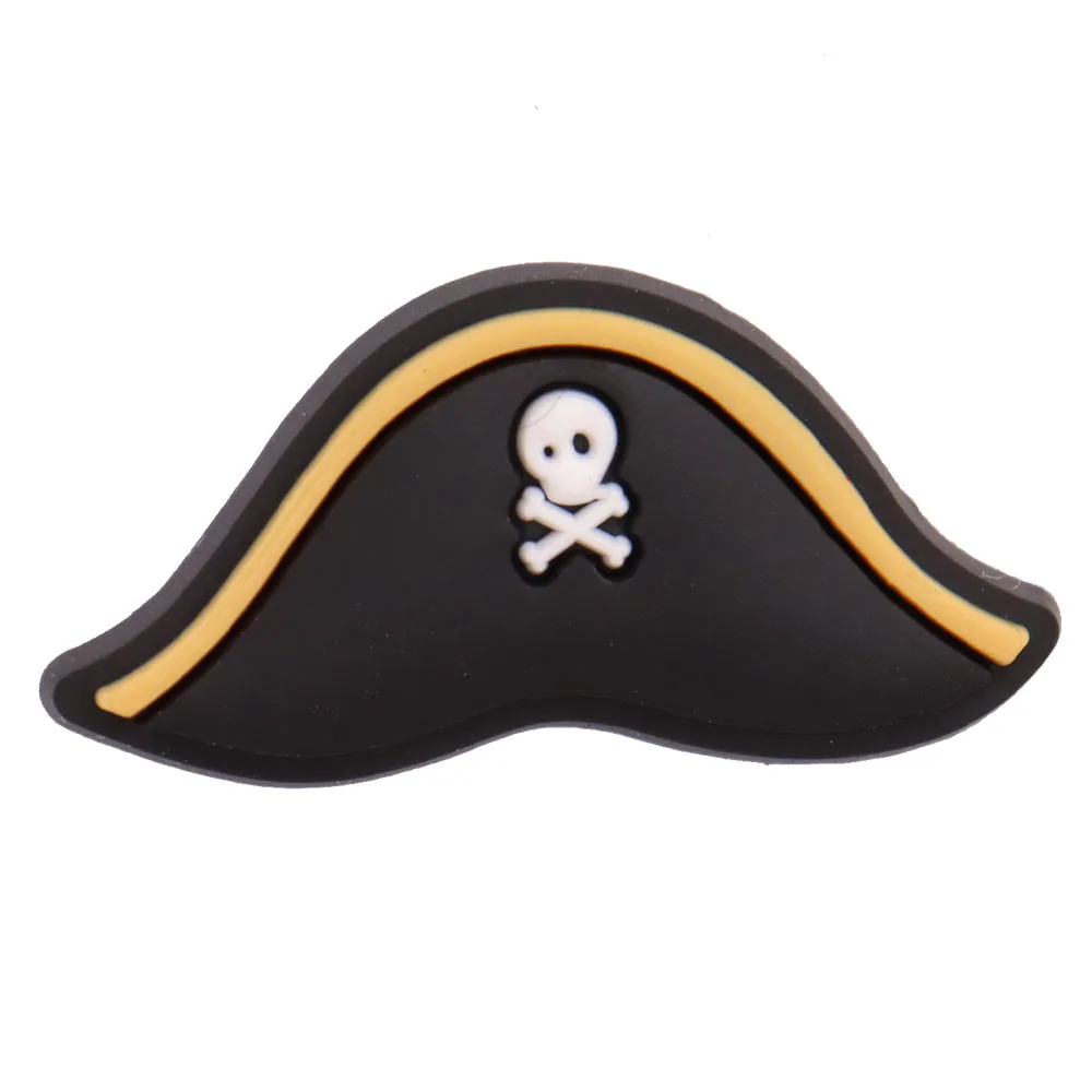 1pcs Pirate Flag Children Shoes Accessories Charms Cool Garden Shoe Buckle Decorations Fit Party Presents