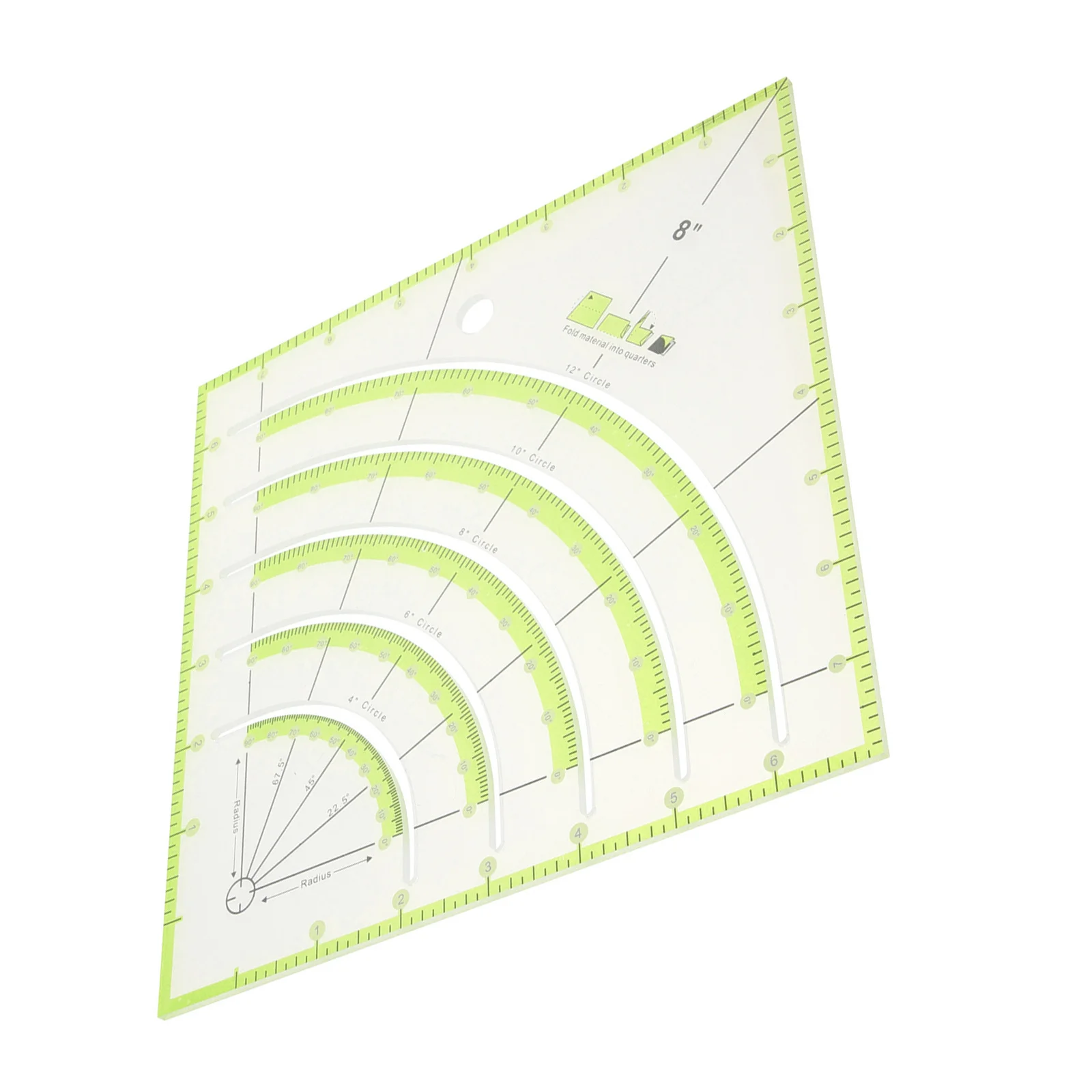 قالب خياطة اللحف من الأكريليك الشفاف، مسطرة متينة متعددة الوظائف لمشاريع الخياطة DIY، أدوات مرقعة، مسطرة مرقعة