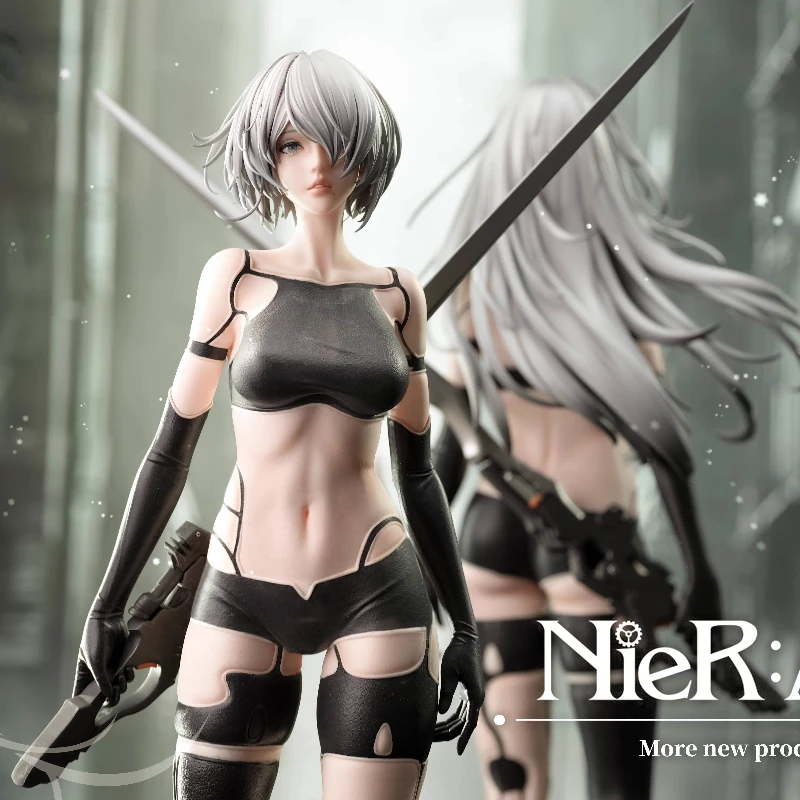 

In Stock Nier Automata Series A2 Battle Damage Edition 1/4 50cm Statue Figure Boutique Collectible Desktop Ornaments Decoration