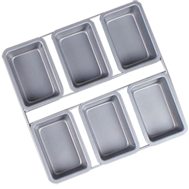 

6-Lo Toast Mold Rectangle ape Non-Sti Bread Burger Oven Home Use Carbon Steel Material Japanese Sle Baking Tools