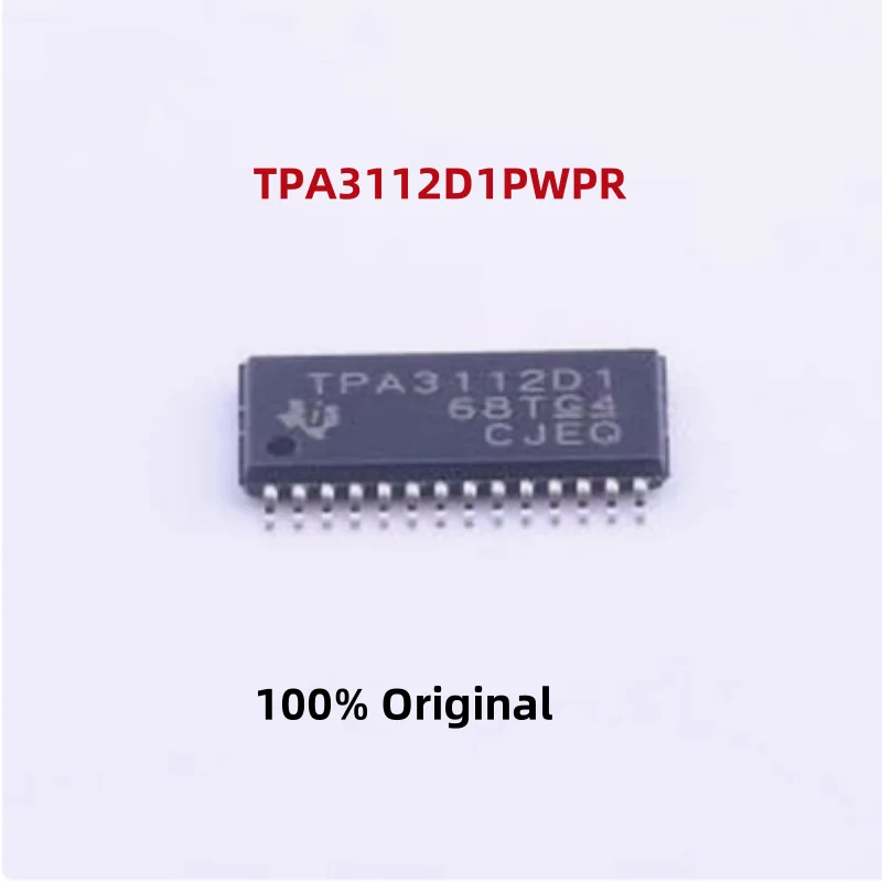 5PCS 100% New  TPA3112D1PWPR TPA3112D1 TPA3111D1PWPR TPA3111D1  HTSSOP-28-EP Brand New Original Chips ic