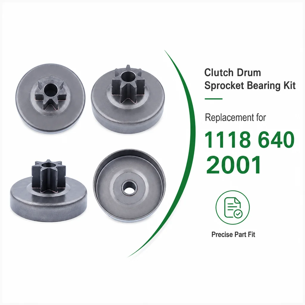 2 Sets Needle Bearing 10x13x23mm Sprocket Kit .325