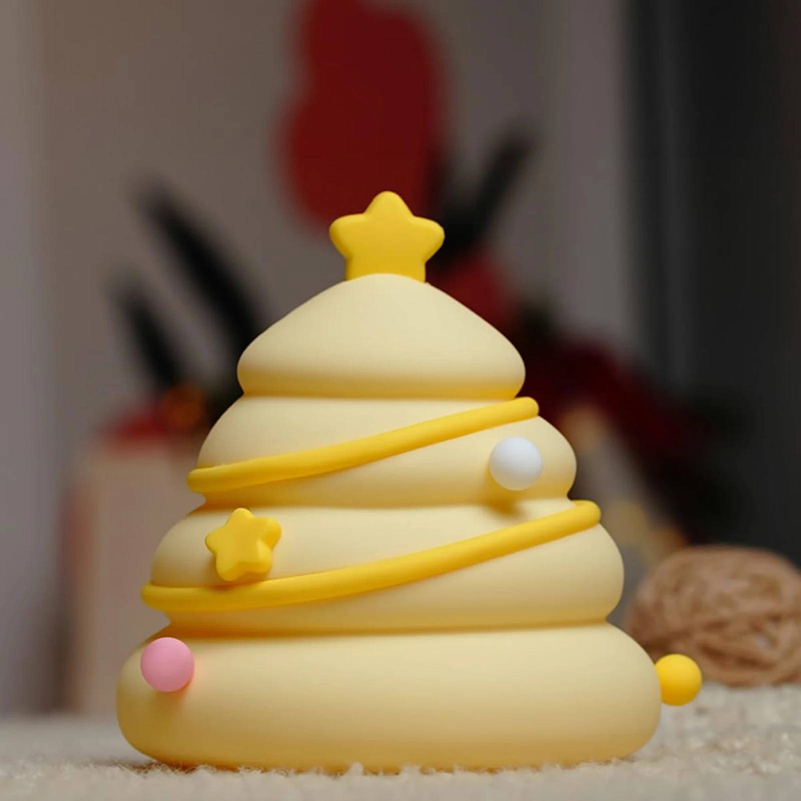 Silicone Cute Rechargeable Night Light Tap Control Baby Night Light Dimmable Timer Bedside Touch Nightlight Night Light