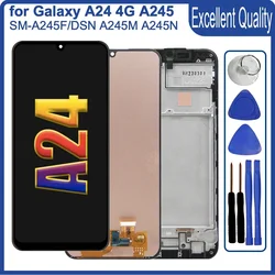 Super AMOLED LCD per Samsung Galaxy A24 4G A245 Display LCD Touch Panel Sostituzione per Samsung A24 Display A245F