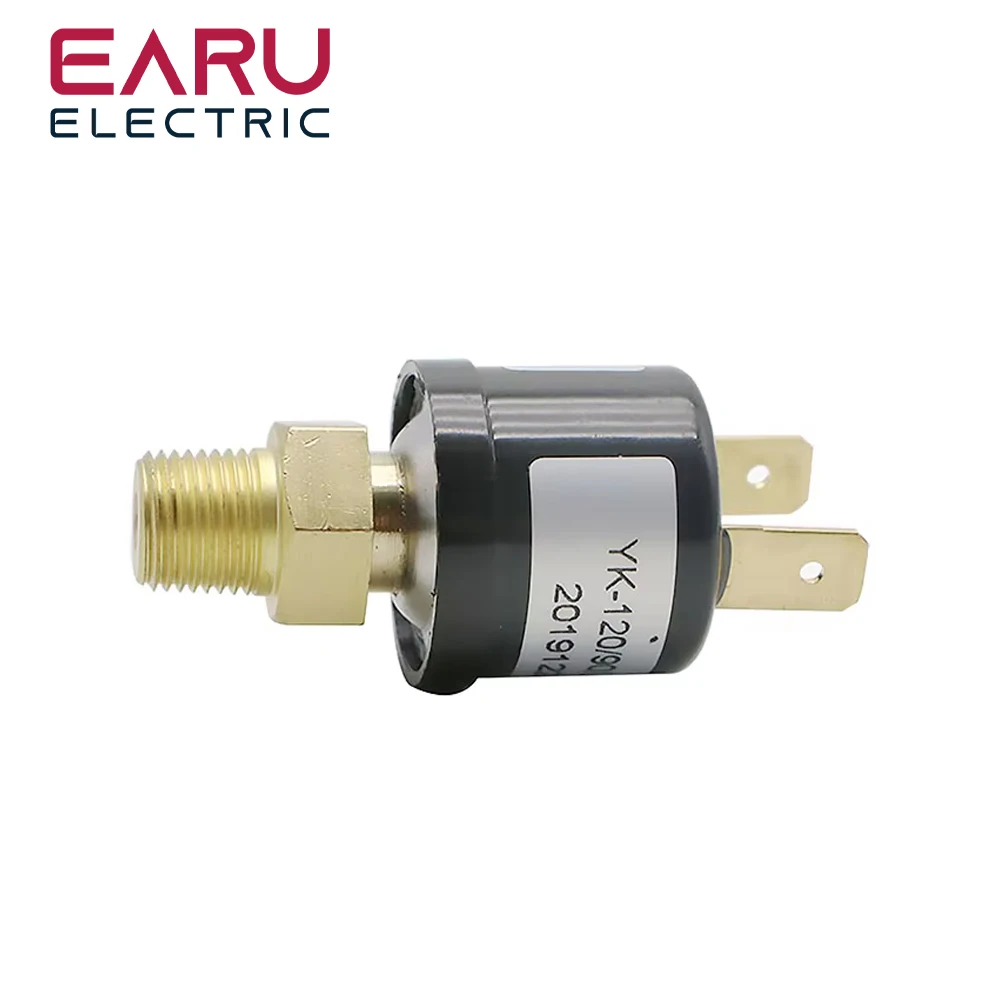 Air Compressor Pressure Control Switch Valve Heavy Duty 90-120 PSI Pressure Controller Sensor Transmitter Transducer Auto Car