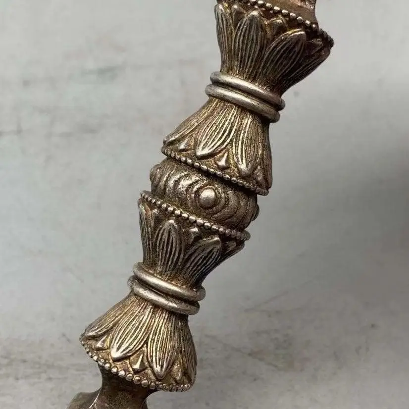 Tibet Tibetan Patterned vajra Statue Ornament Home Office Cabinet Deco Desktop Decor Figurines