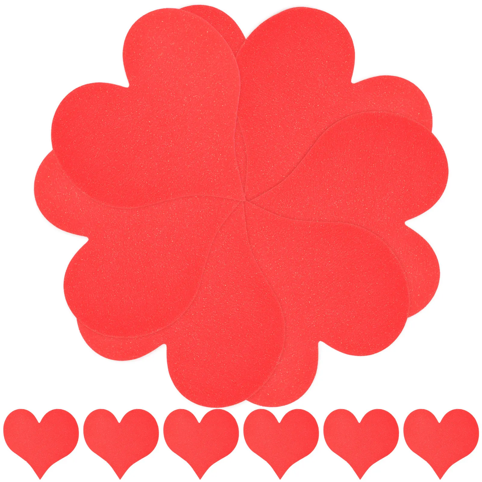 

100Pcs Heart Card for Valentine Day Gift Greeting Note Card Set Festive Decoration Paper Craft Supplies Heart Shaped Cards