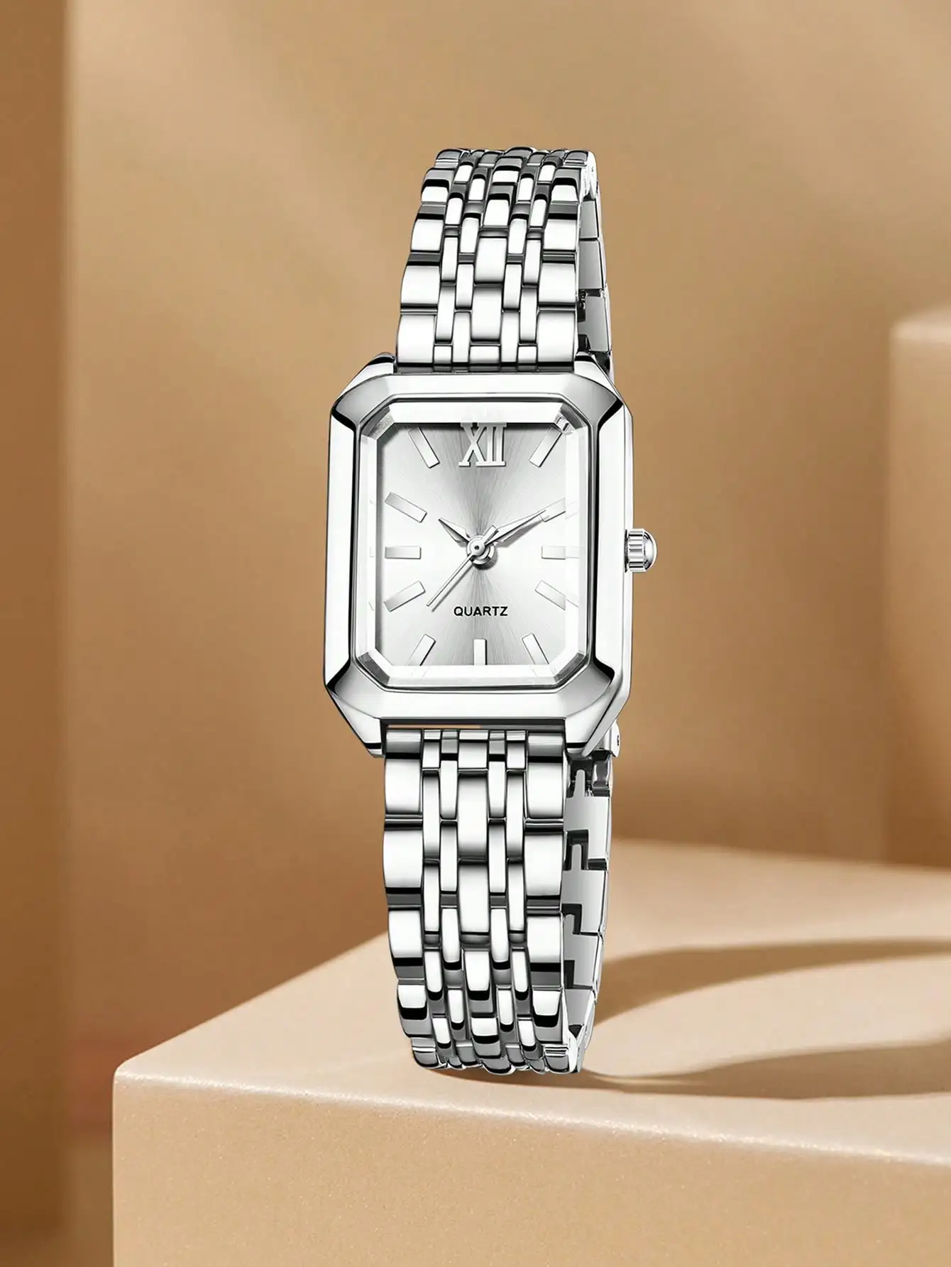 5Pcs Women's Quartz Watch Bracelet Set Elegant, Gorgeous, Minimalist, Retro Dial Used For Daily Wear