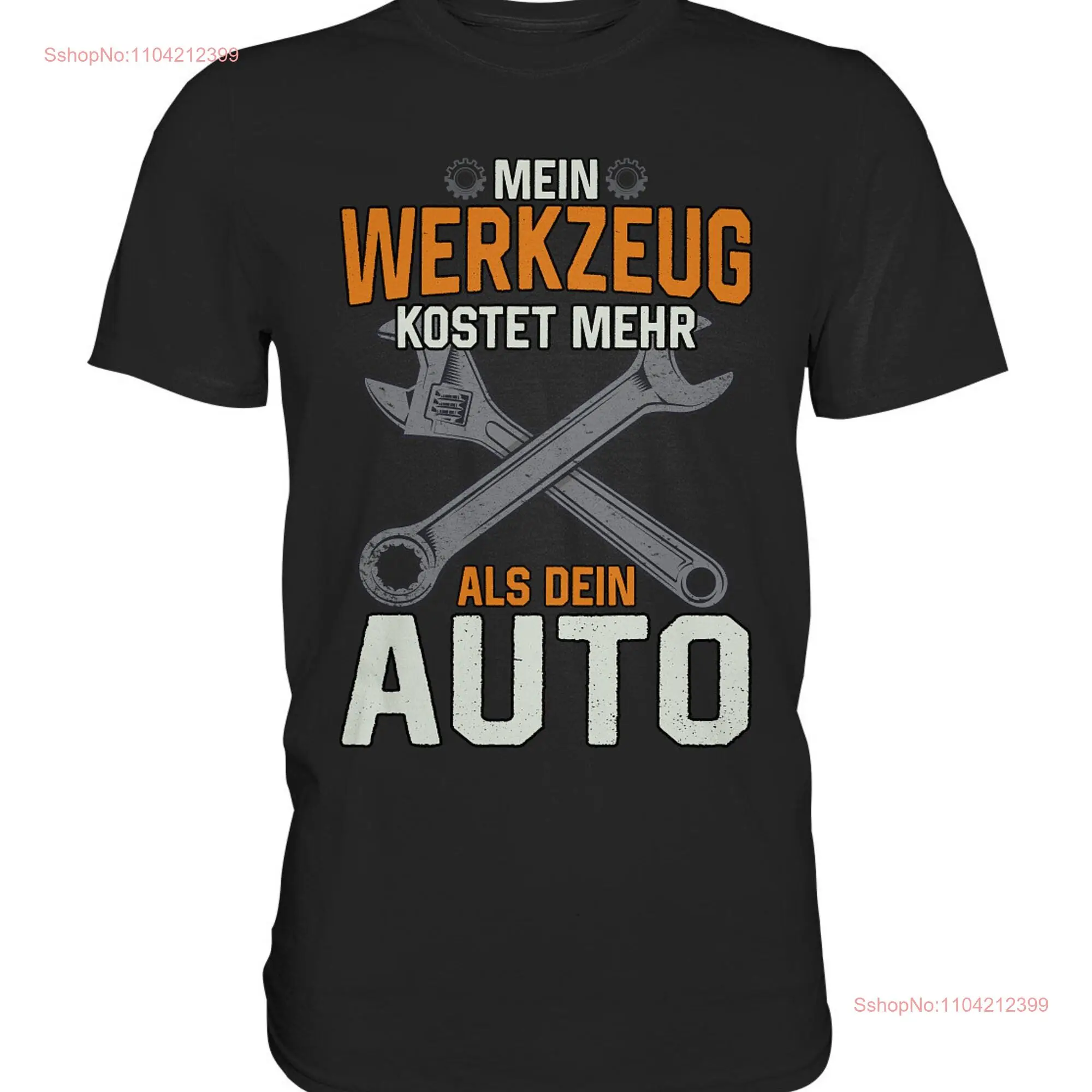 Car Mechanic T Shirt Workshop Mechatronics Technician long or short sleeves