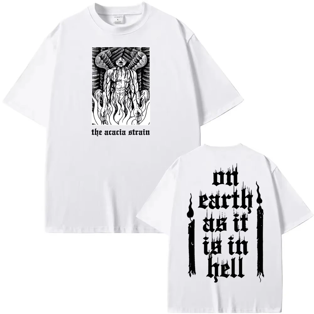 2026 The Acacia Strain Summer NewT Shirt Short Sleeve Singer's same styleTee-shirt Graphic Printing O-nec