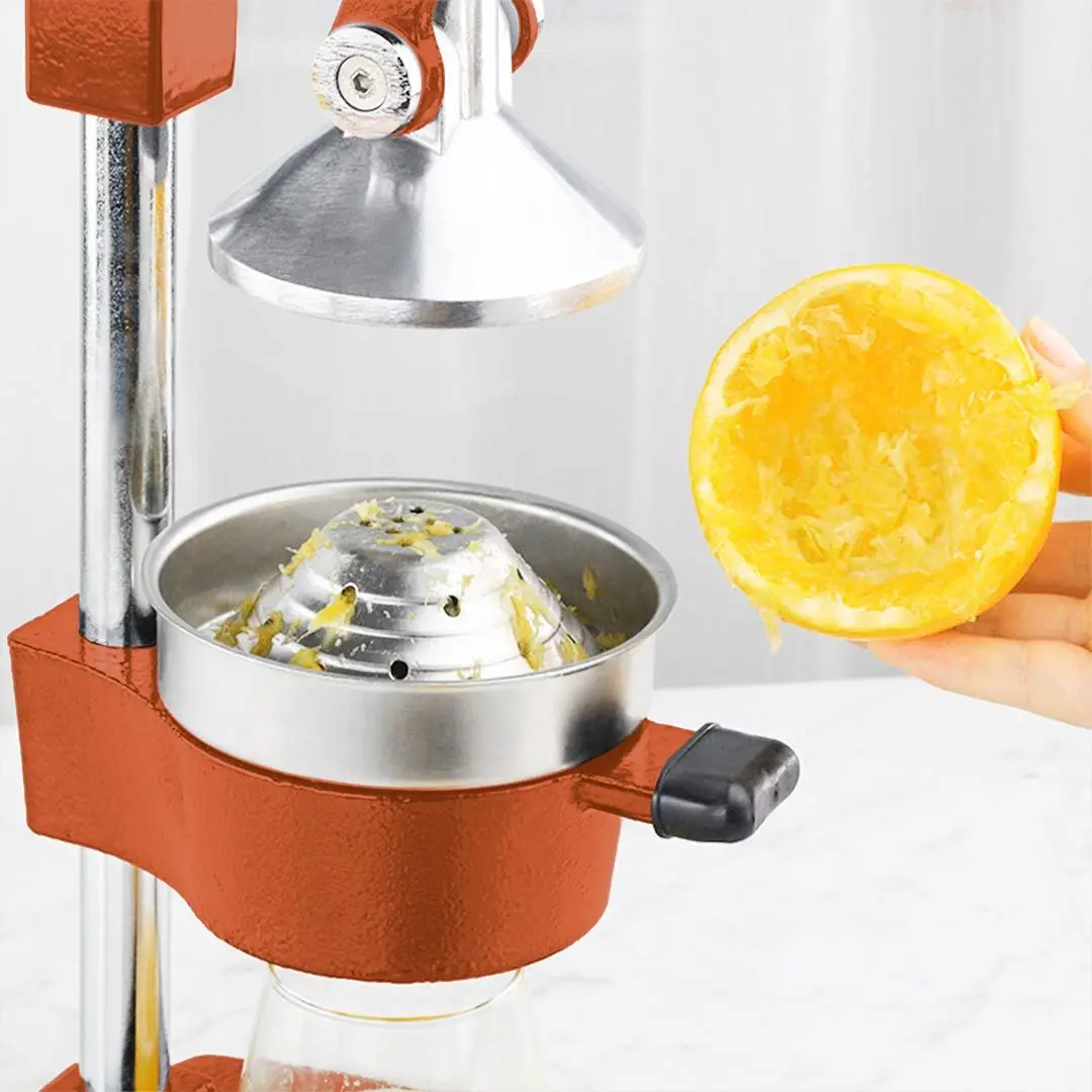 New Hand Press Citrus Squeezer, Commercial Manual Orange Juice Extractor For Restaurant Use