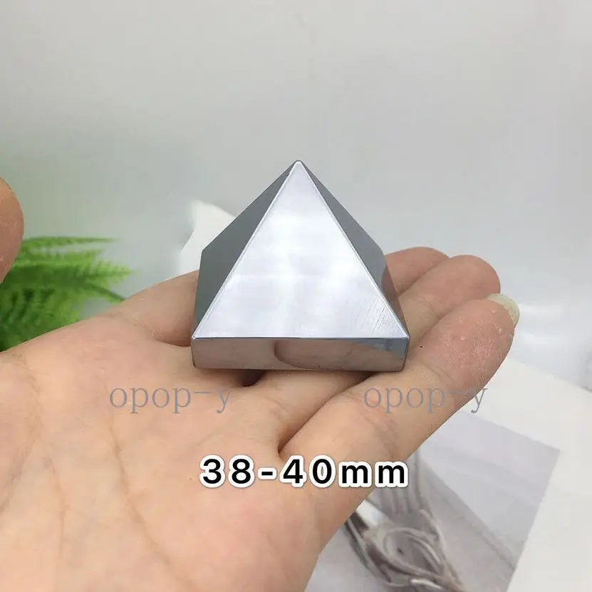 Natural Pyramid AAAA  25-40/MM Terahertz Welle Energie Edelstein- Crystal Stone  Chakra Gift