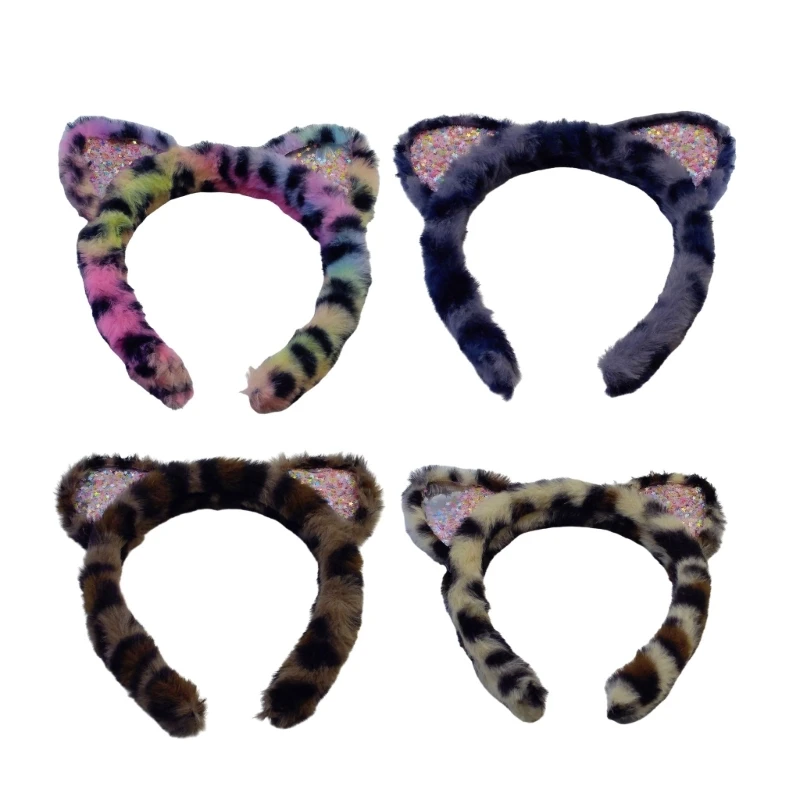 Lovely Animal Ears Headbands Halloween Celebrations Hair Hoop Adults Headpiece Dropship