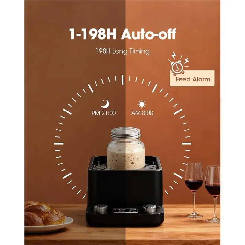 ab43-sourdough-starter-warmer198-hour-timer-even-water-bath-design-1°-f-precision-thermostat-70-104°-f-us-plug