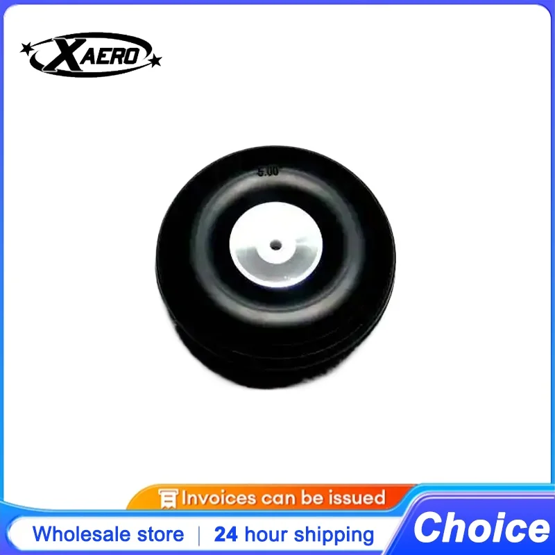 

2.0"-5.0" Rubber Tires with Aluminum Hub for RC Airplane Simulation Lightweight Wheels Warbird Glider Model Aircraft Accessories