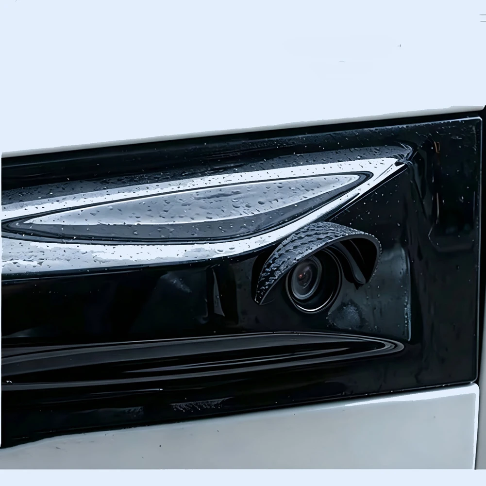 1-4pcs  Waterproof Protective Cover Backup Camera Sun Shade Rain Shield Car Rear View Camera Rain Visor Hood Protector