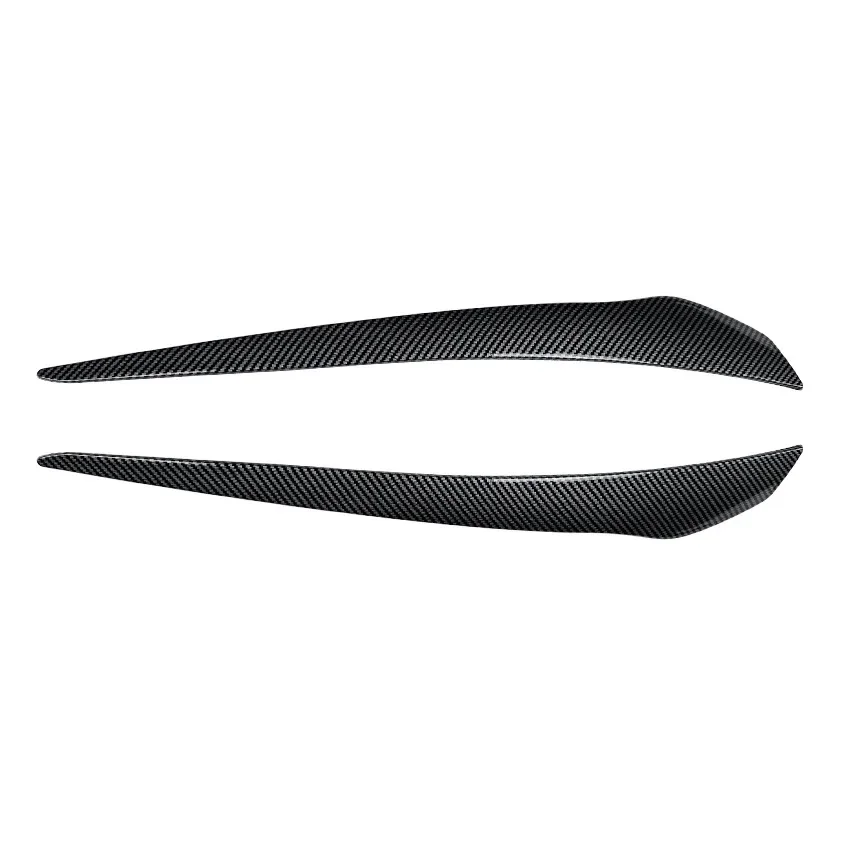 BMW 3 シリーズ E92 E93 LCI 2010-2012 自動車カーボンファイバーヘッドライト眉毛車のステッカー外装アクセサリーに適用