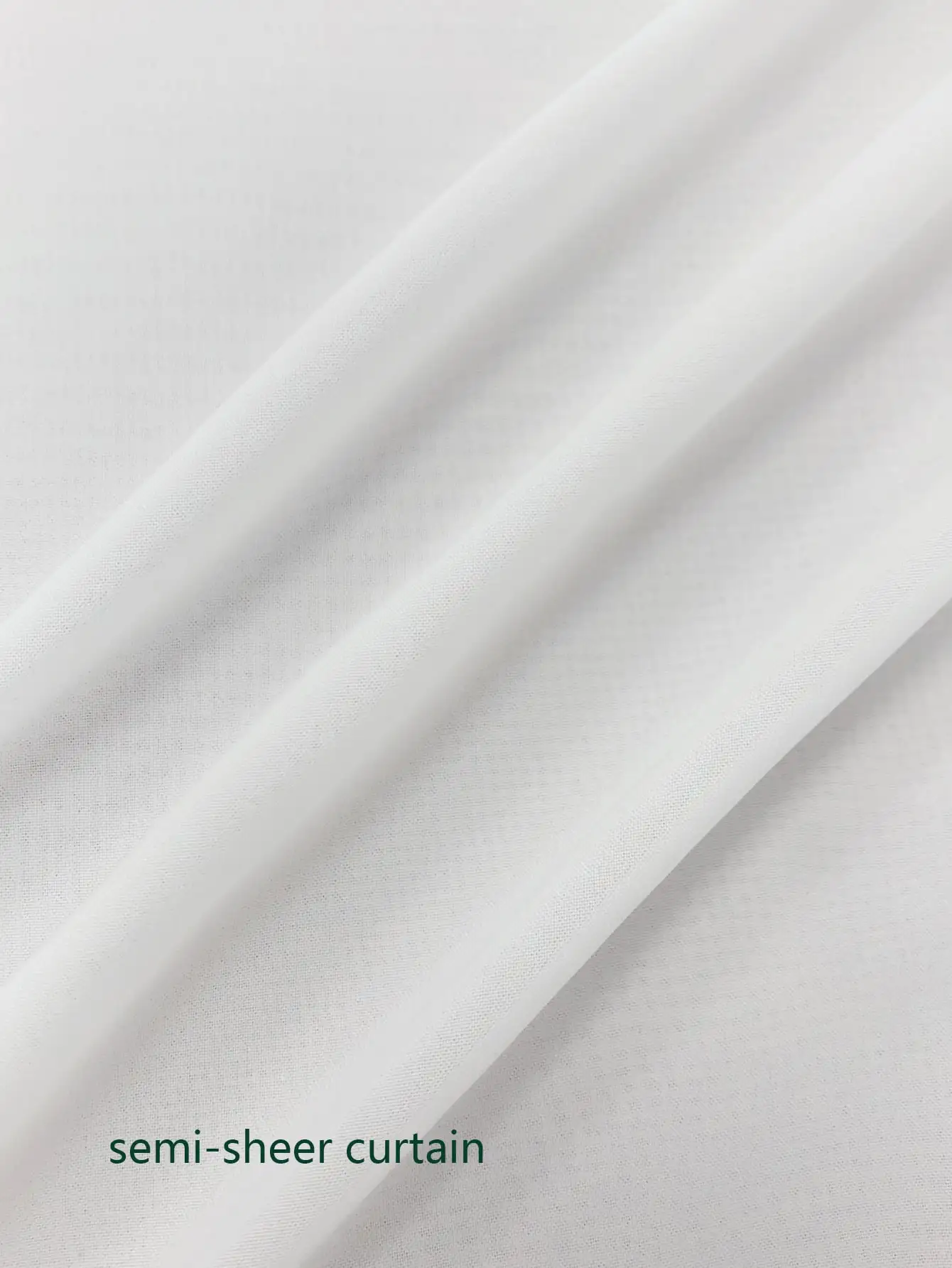 White Solid Color Outdoor Waterproof Perforated Curtains, Outdoor Pavilion Shading Style 1pc