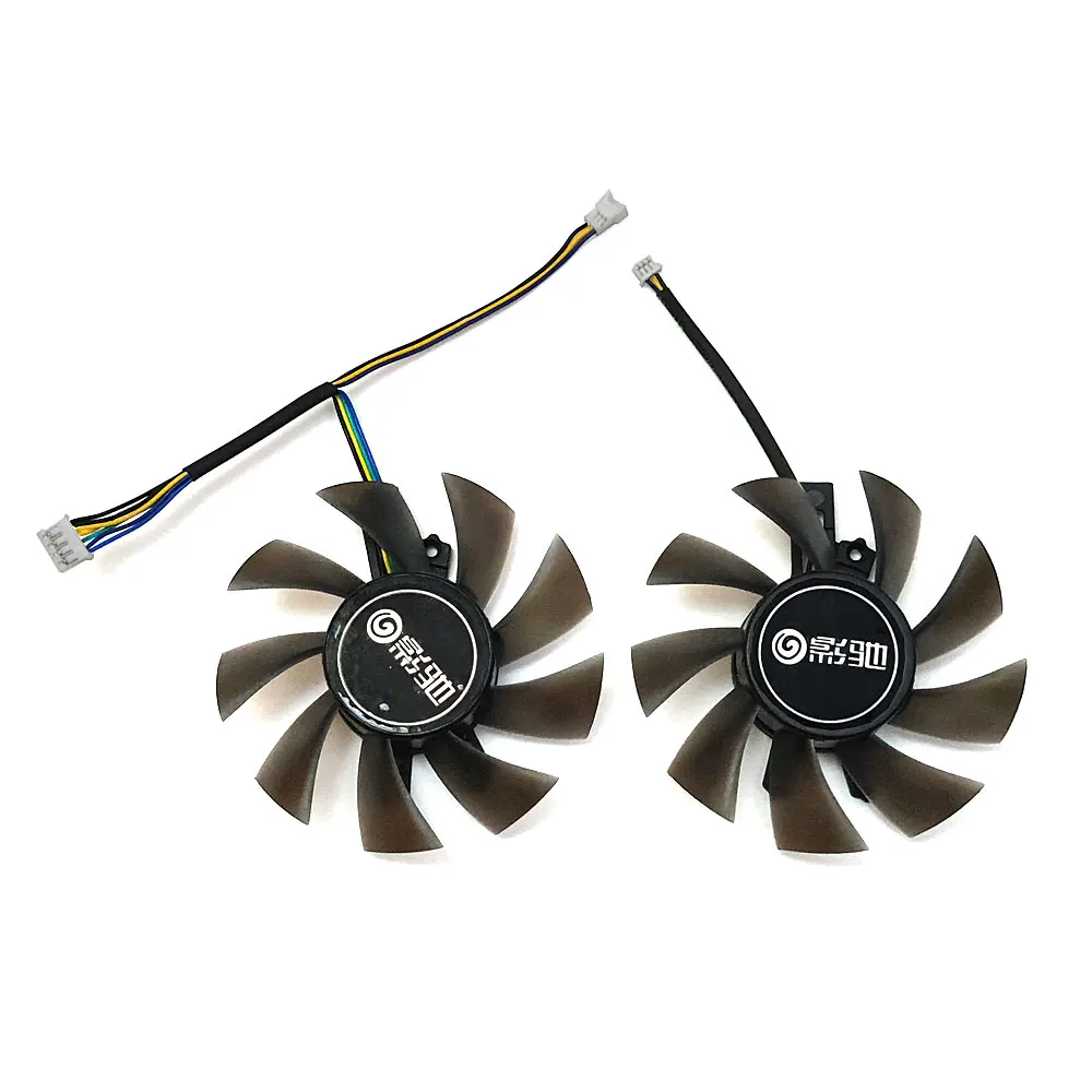 Baru 1LOT 75MM 4PIN GA82S2H T28015SH GTX 1060 Kipas Gpu, untuk Galaxy GTX 1060 1050 960 950 、 KFA2 GTX 1060 Kipas Pendingin Kartu Video